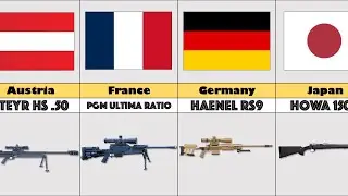 Sniper rifles and from which countries they are (part 1)