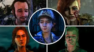 The Walking Dead: The Final Season - All Villain Fights & Deaths (PC, Playstation, Xbox, Mobile)