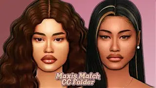 THE BEST MAXIS MATCH SIM DUMP + CC FOLDER | Sims 4 Create a Sim