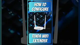 Tenda N300 WiFi extender configuration #shorts #tenda