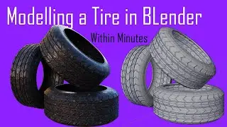 Create a Tire in 2 minutes in Blender