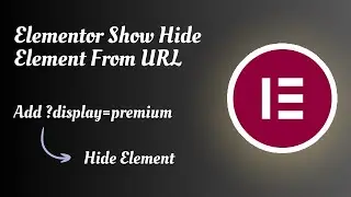 Elementor Show or Hide Anything Based on URL Query Parameter