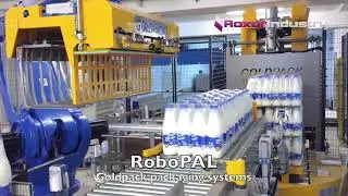 Роботизированная укладка продукции на поддоны. Goldpack ROBOPAL
