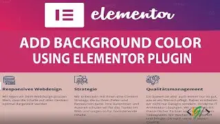 How to add Background Color of Elementor Section in Elementor