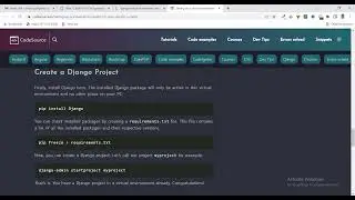 Set up a virtual environment for Django Project  | Install Virtualenv