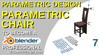 Blender Geometry Nodes Parametric Design - The Parametric Chair