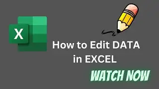 Excel Tutorial How to Edit Data in Excel