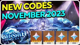 NEW REDEEM CODES Genshin Impact PRIMOGEMS November 2023