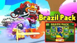 I Bought The Brazil Pack And its Super Op -Sword Fighters Simulator