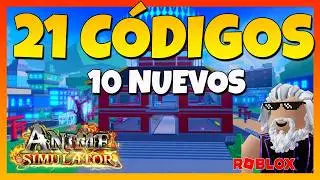 10 CÓDIGOS NUEVOS✅21 CÓDIGOS de 🔥ANIME SIMULATOR🔥 Roblox 2024 🔥 EMiLiOR