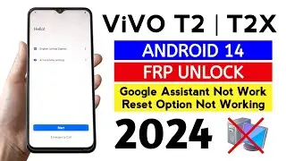 ViVO T2 / T2X 5G Frp Bypass  Android 14 | 2024 Security Update 100% Working.