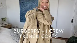 Burberry Kensington & J.Crew Icon: Lets Talk Trench Coats