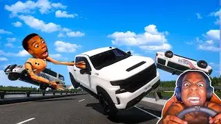 Chevy Duramax Funny Moments 🤣 [BeamNG.Drive]