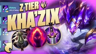 This 62% Win Rate S+ KHAZIX JUNGLE Build Is Absolutely LETHAL! 😲(Seriously, its huge.. try it!)