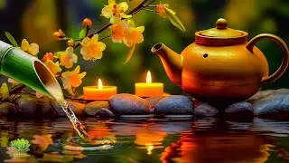 Relaxing Piano Music🌿Music to Relax the Mind, Music for Meditation, Sleep Music,Water Sounds, Bamboo