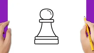 How to draw a chess pawn