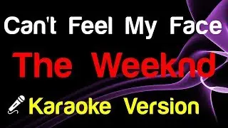 🎤 The Weeknd - Can't Feel My Face (Karaoke) - King Of Karaoke