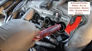 How to Clean Piston Rings Or Oil control rings after head Gasket failure / CCV Failure On Any Car