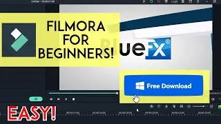 Wondershare Filmora Beginner Editing Tutorial - [FREE INTRO TEMPLATE INCLUDED]