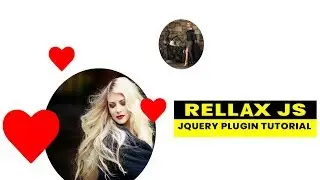 Rellax js tutorial | Parallax Background with rellax js | Jquery Plugin Tutorial