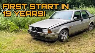 First start in 19 years - abandoned Alfa Romeo 75