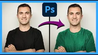 How to change BLACK into ANY Color in Photoshop ⚫ - 🔴🔵