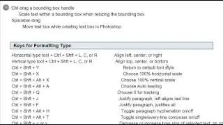 Photoshop Shortcut Keys List - Download