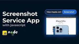 Website Screenshot Service (Javascript and Node.js)