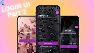 Flutter Prog - Login UI Page 📱 - How to make Login UI Page part 2 - Flutter Tutorial🙏