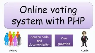 online voting system project in php | online voting system project in php with source code | ps