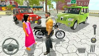 Indian City Driver Simulator #10 - Riding Motorbike and 3 SUV Gameplay