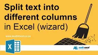 Text to columns in Excel. Wizard to help you split a column into multiple columns