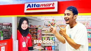 TRAKTIR BELANJA BUAT KASIR ALFAMART!