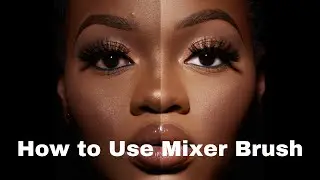 How to Use Mixer Brush for High-End Retouching