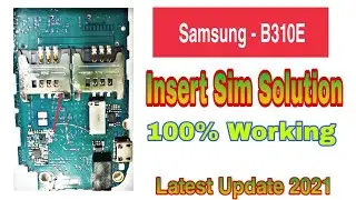 Samsung B310E Insert Sim Problem Solution | Samsung b310e sim pin jumper ways 100% solution