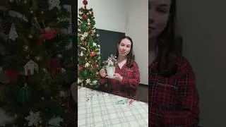 Новогодняя композиция в кружке своими руками 🎄 Как вам? 