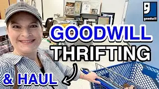 THRIFTING GOODWILL  FOR MY HOME & THRIFT HAUL * THRIFT WITH ME FOR HOME DECOR & MORE