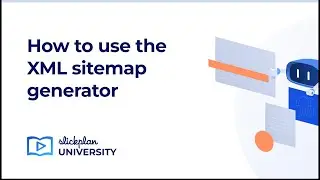 How to use the XML sitemap generator