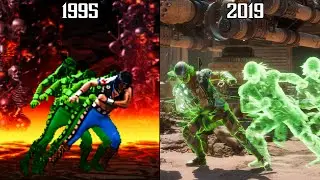 Nightwolf "Rhino Charge" Evolution - Mortal Kombat 3-11 (1995-2019) 4K