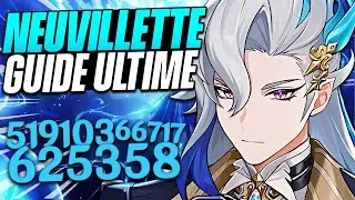 NEUVILLETTE, L'EMPEREUR HYDRO ! Guide et Meilleur Build F2P, Combos, Showcase Team et SOLO - Genshin