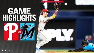 Phillies vs. Marlins Game Highlights (9/8/24) | MLB Highlights