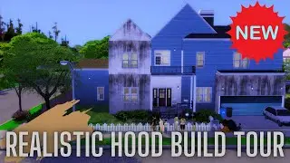 ⭐NEW REALISTIC HOOD BUILD IN THE TRENCHES⭐😛#sims4 #youtube #thesims4building #gaming #sims4build