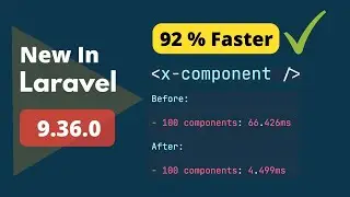 Blazing Fast Blade Components - 3 New Things Added - New In Laravel 9.36.0