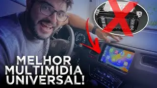 INSTALEI A MELHOR MULTIMÍDIA do ALIEXPRESS no MEU CARRO com CARPLAY, ANDROID e tem 1 ANO de GARANTIA