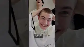 Armand gets Korean Military Haircut!