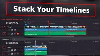 Show 2 Timelines At Once in DaVinci Resolve 19 in 2 Minutes