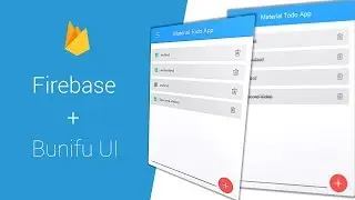 FIREBASE - MATERIAL TODO WINFORM APP   C#  VB .NET  -  Bunifu UI 1.5.3 + Bunifirebase 1.0.0