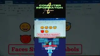 Faces Expression symbols in Ms word shortcut keys | shortcut keys 