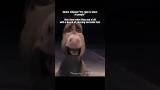 Donkey stare meme 👀