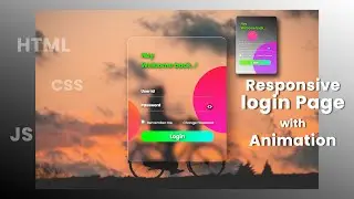 Login Page 2021 With Animation | HTML | CSS | JS | WEB DEVELOPMENT